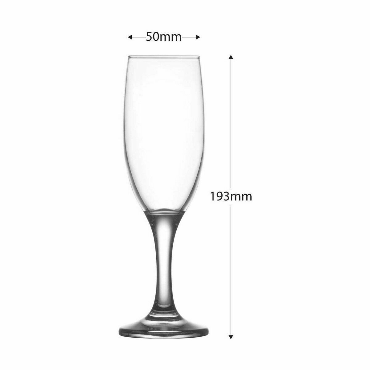 Čaša za šampanjac Inde Misket set 190 ml (4 kom.)